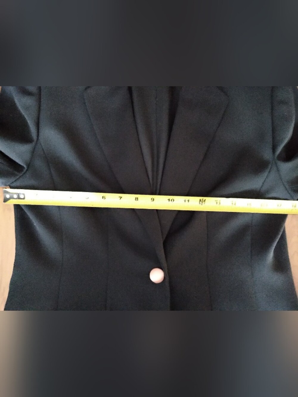 Women's Wool Blend Lined Black Mid Length Jacket Sz 4 In Excellent Condition - Picture 10 of 13